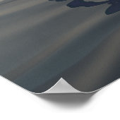 Frieden im digitalen Beach-Art-Poster Poster (Ecke)