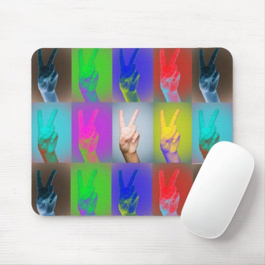 FRIEDEN im Farbemousepad Mousepad (Mit Mouse)
