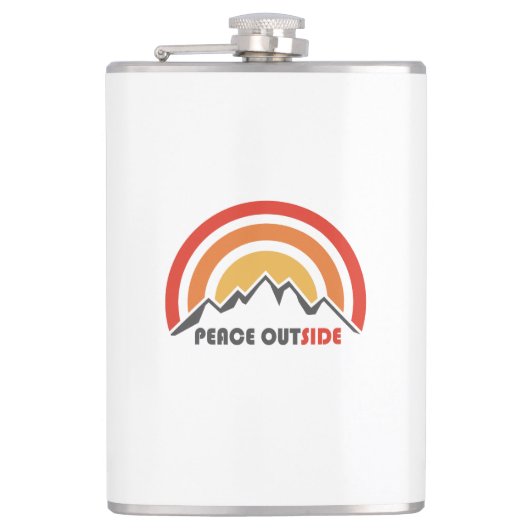 Frieden im Freien Flachmann (Vorderseite)