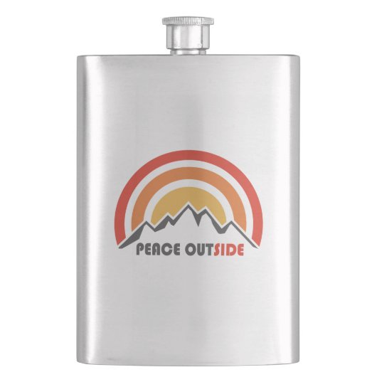 Frieden im Freien Flachmann (Vorderseite)