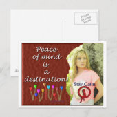 Frieden im Geiste Postkarte (Vorne/Hinten)