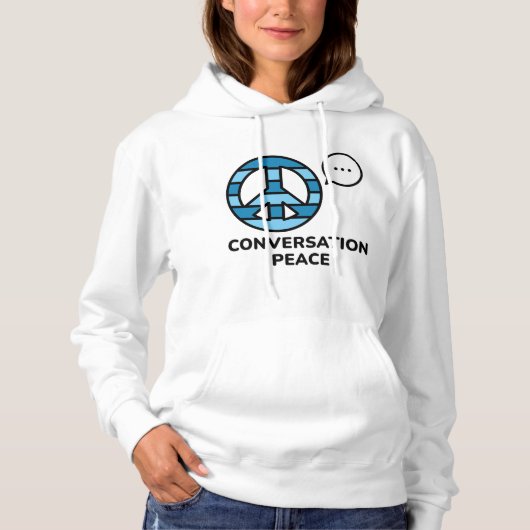 Frieden im Gespräch Hoodie (Vorderseite)