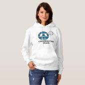 Frieden im Gespräch Hoodie (Vorne ganz)