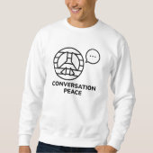 Frieden im Gespräch Sweatshirt (Vorderseite)