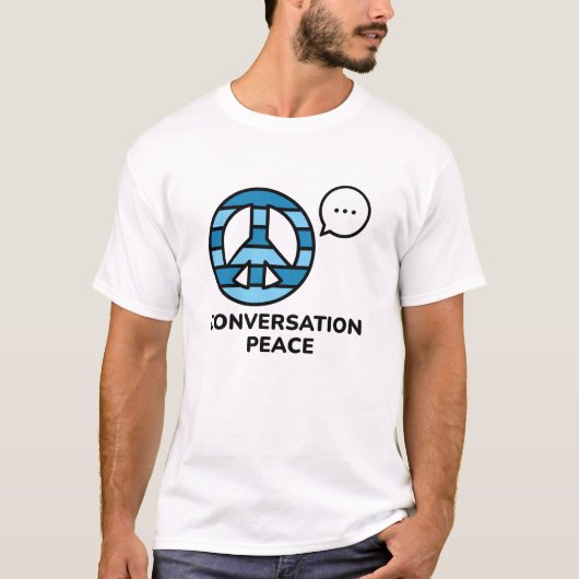 Frieden im Gespräch T-Shirt (Vorderseite)