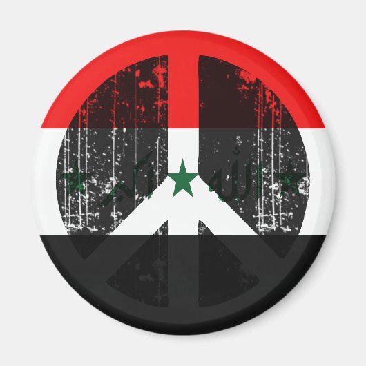 Frieden im Irak Magnet (Vorne)