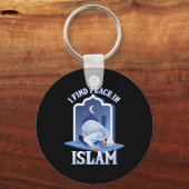 Frieden im Islam Moslem Allahs Gebetsmoschee Namaz Schlüsselanhänger (Vorderseite)