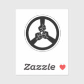 Frieden im Krieg Aufkleber (Blatt)