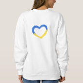 Frieden im Krieg Sweatshirt (Rückseite)