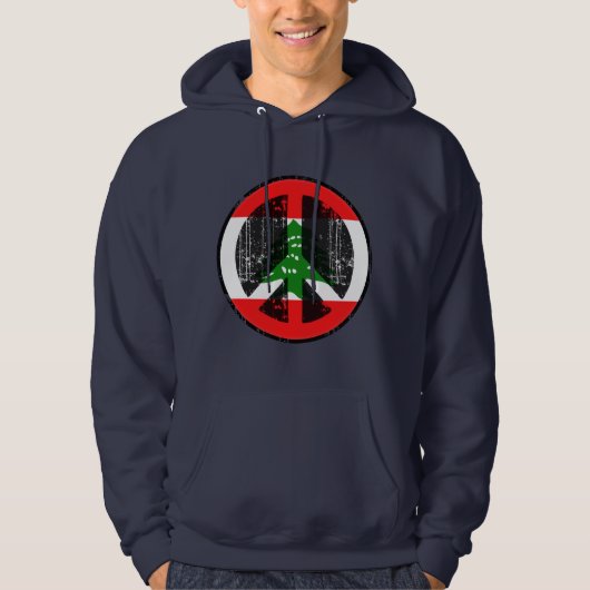 Frieden im Libanon Hoodie (Vorderseite)