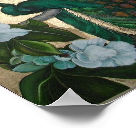 Frieden im Magnolienbaum Poster (Ecke)