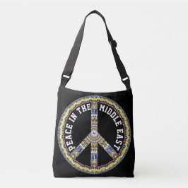 FRIEDEN IM NAHEN OSTEN - GEOMETRISCHE BÜHNE TRAGETASCHEN MIT LANGEN TRÄGERN