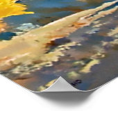 "Frieden im Oktober" von Maynard Dixon Poster (Ecke)