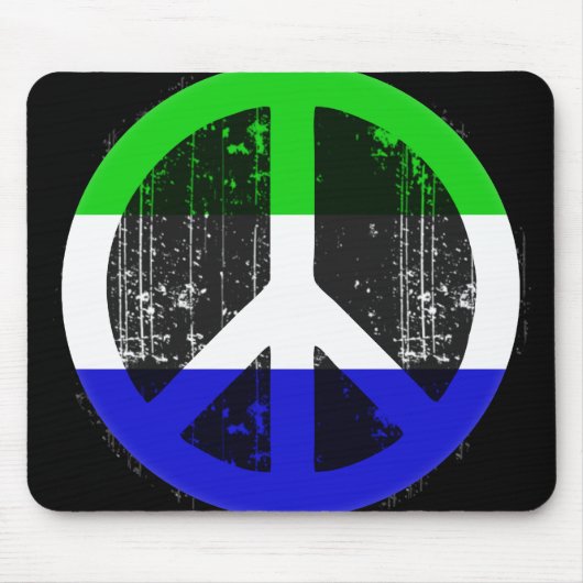 Frieden im Sierra Leone Mousepad (Vorne)