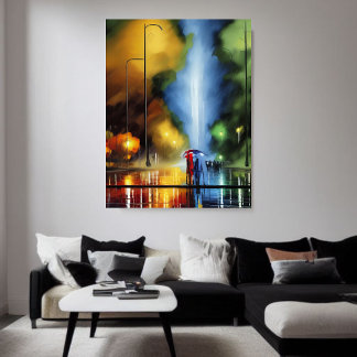 Frieden im Sturm Leinwanddruck