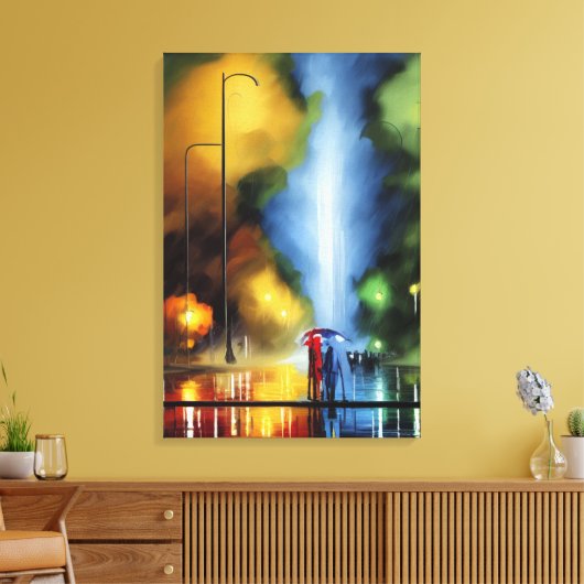 Frieden im Sturm Leinwanddruck (Insitu (Wohnzimmer))