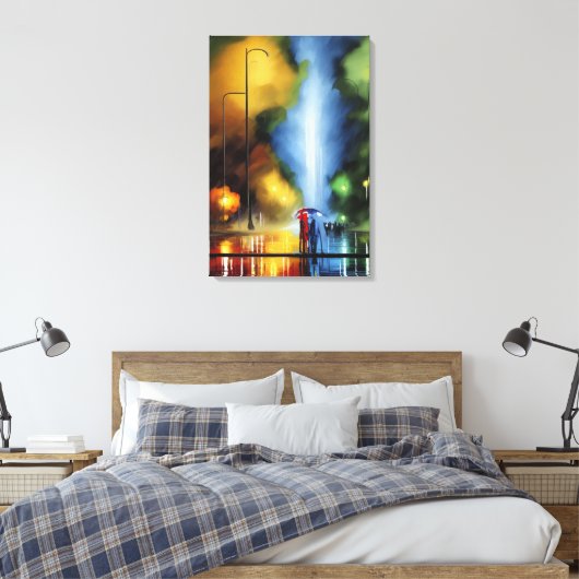 Frieden im Sturm Leinwanddruck (Insitu (Schlafzimmer))