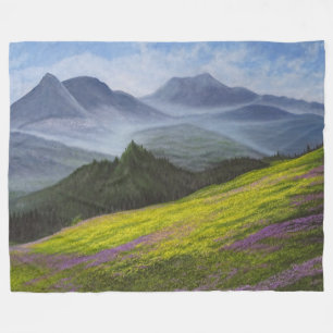 "Frieden im Tal" Fleecedecke
