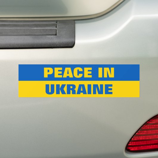 FRIEDEN IM UKRAINISCHEN AUTOAUFKLEBER (Auf Auto)