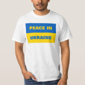 FRIEDEN IM UKRAINISCHEN T - Shirt (Vorderseite)