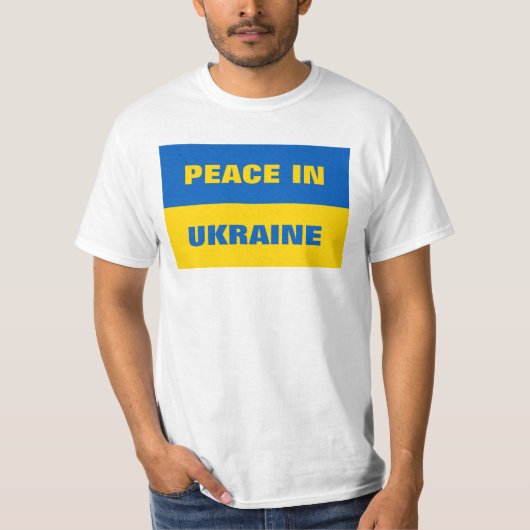 FRIEDEN IM UKRAINISCHEN T - Shirt (Vorderseite)