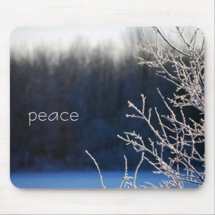 Frieden im Winter Mousepad