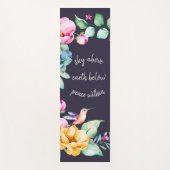 Frieden im Yoga Mat Yogamatte (Vorderseite)