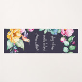 Frieden im Yoga Mat Yogamatte (Vorderseite (Horizontal))