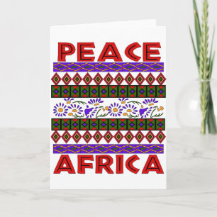 Frieden in Afrika Karte