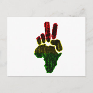 Frieden in Afrika Postkarte