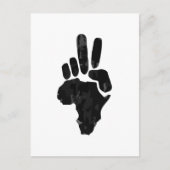 Frieden in Afrika Postkarte (Vorderseite)