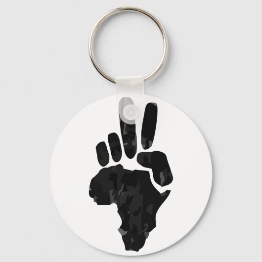 Frieden in Afrika Schlüsselanhänger (Vorderseite)