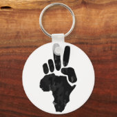 Frieden in Afrika Schlüsselanhänger (Vorderseite)