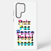 Frieden in den Fremdsprachen Samsung Galaxy Hülle (Rückseite)