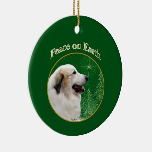 Frieden in den Pyrenäen Keramik Ornament (Rechts)