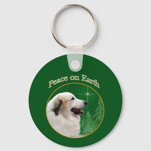 Frieden in den Pyrenäen Schlüsselanhänger (Rückseite)