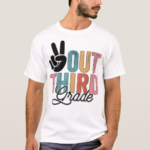 Frieden in der dritten Klasse letzten Schultag 202 T-Shirt
