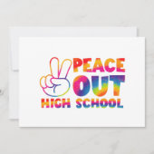 Frieden in der Gefärbte Krawatte der Oberstufe let Ankündigung (Vorderseite)