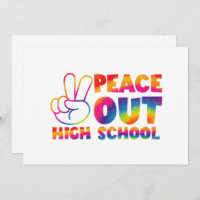 Frieden in der Gefärbte Krawatte der Oberstufe let