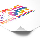 Frieden in der Gefärbte Krawatte der Oberstufe let Fotodruck (Ecke)