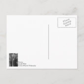 Frieden in der indischen Klippe Graustufen Postkarte (Rückseite)