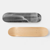 Frieden in der indischen Klippe Graustufen Skateboard (Horizontal)