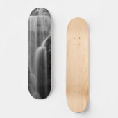 Frieden in der indischen Klippe Graustufen Skateboard (Vorderseite)