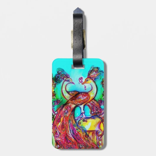 FRIEDEN IN DER LIEBE GEPÄCKANHÄNGER (Rückseite vertikal)