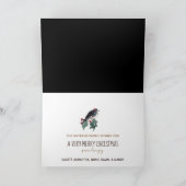 Frieden in der Natur Weihnachtsgrußkarte Feiertagskarte (Innenseite)