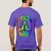 FRIEDEN IN DER PINENSCHIRME T-Shirt (Rückseite)