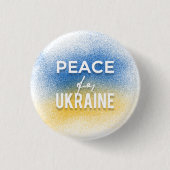 Frieden in der Ukraine Button (Vorderseite)