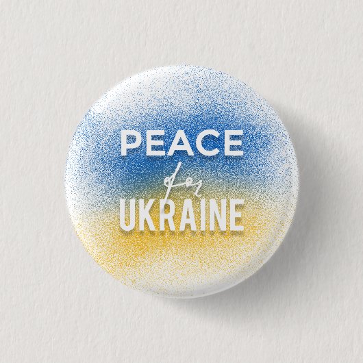 Frieden in der Ukraine Button (Vorderseite)