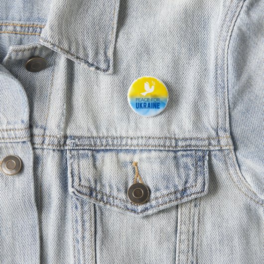 Frieden in der Ukraine Button (Beispiel)