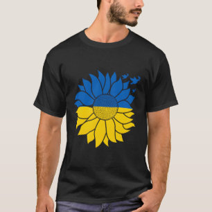 Frieden in der Ukraine für ukrainische Flagge T-Shirt